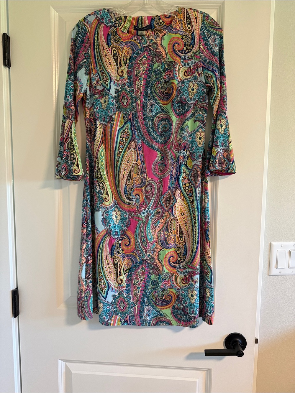 Multi-Color Paisley Shift Dress - Women